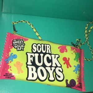 Sour Fuckboys crossbody purse by current mood